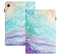LSPCASA Carcasa para Samsung Galaxy Tab A 8.0 (2019) SM-T290/T295 PU+TPU Material Funda Tablet 8 Pulgadas con Ranuras para Tarjetas Fundas con Cierre Magnético peinture à l'huile