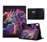 LSPCASA Funda iPad 10 Generación con Ranuras para Tarjetas Función De Soporte Funda iPad 10 Generacion 2022 Admite Activación/Reposo Automático iPad 10th Generation Funda Jirafa