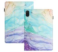 LSPCASA Funda para Honor Pad X8A 11 Pulgadas PU Material Funda Honor Pad X8a con Ranuras para Tarjetas TPU Fundas con Cierre Magnético, Pintura al óleo