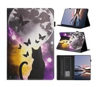 LSPCASA Funda para Lenovo Idea Tab 11 pulgadas 2025 TB-336ZU TB-336FU Funda Flip PU Cuero Funda con Stander Soporte para Lápiz Tarjetero Cartera Tableta Cover Case para Lenovo Idea Tab 11" Gato