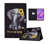 LSPCASA Funda para Lenovo Idea Tab Plus de 12,1 pulgadas 2025 TB361ZU TB361FU Funda Lenovo Idea Tab Plus 12,1 pulgadas PU Cuero Folio Flip para con Soporte Tarjetero Wallet Tablet Case Girasol