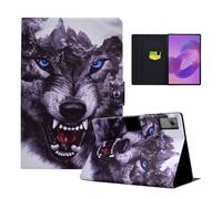 LSPCASA Funda para Lenovo Idea Tab Plus de 12,1 pulgadas 2025 TB361ZU TB361FU Funda Lenovo Idea Tab Plus 12,1 pulgadas PU Cuero Folio Flip para con Soporte Tarjetero Wallet Tablet Case Wolfhound