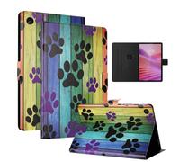 LSPCASA Funda para Lenovo Tab 10,1 pulgadas 2025 pulgadas TB-311FU TB-311XU Folio Flip PU cuero Funda Tablet con función de soporte Porta lápices Tableta Estuche para Lenovo Tab 10,1" con patrón de