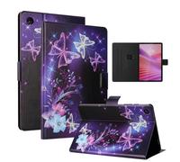 LSPCASA Funda para Lenovo Tab de 10,1 pulgadas 2025 pulgadas TB-311FU TB-311XU Folio Flip PU Cuero Funda Tablet Funda con Función Stand Soporte Lápiz Tableta Case para Lenovo Tab 10.1" Lila Mariposa