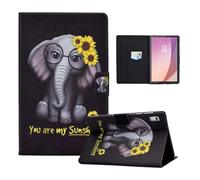 LSPCASA Funda para Lenovo Tab M9 HD 9 Pulgadas TB-310FU 2023 Funda de PU Cuero Funda Protectora Folio Flip para Lenovo Tab M9 HD 9 Pulgadas con Soporte y Ranuras para Tarjetas Billetera Estuche para