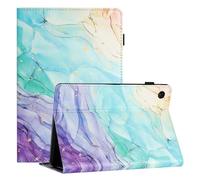 LSPCASA Funda para Lenovo Tab One de 8,7 pulgadas 2025 Folio Flip PU Cuero Funda protectora con función atril Soporte para lápiz Wallet Tablet Cover Case para Lenovo Tab One