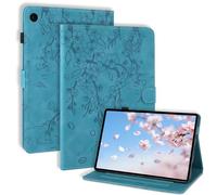 LSPCASA Funda para Samsung Galaxy Tab A11 8.7 Pulgadas 2025 SM-X130/SM-X133/SM-X135/Galaxy Tab A9 8.7" 2023 PU Leather Carcasa con Plegable en un Soporte Función Ranura Tarjeta Protegdora Azul