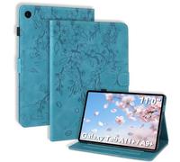 LSPCASA Funda para Samsung Galaxy Tab A11+/A11 Plus 11 Pulgadas 2025 SM-X230 SM-X235 SM-X236B/A9+ 11" 2023 PU Leather Carcasa con Plegable en un Soporte Función Ranura Tarjeta Protegdora Azul