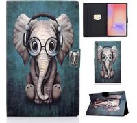 LSPCASA Funda para Samsung Galaxy Tab S10 Lite de 10,9 pulgadas 2025 SM-X400 SM-X406B Funda de cuero PU con tapa para Samsung Galaxy Tab S10 Lite con soporte y ranuras para tarjetas Funda para tableta