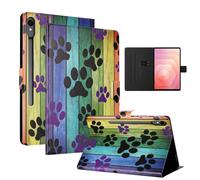 LSPCASA Funda para Samsung Galaxy Tab S11 2025 11 pulgadas SM-X730 SM-X736 SM-X736B Funda de piel sintética Folio Flip para Samsung Galaxy Tab S11 con soporte y ranuras para tarjetas Wallet Tablet