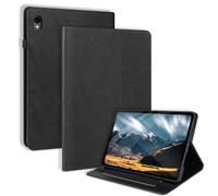 LSPCASA Funda para Samsung Galaxy Tab S11 2025 11 pulgadas SM-X730 SM-X736 SM-X736B Funda Galaxy Tab S11 Folio Flip PU Cuero Funda con Soporte para Lápiz Cartera Tablet Cover Case Negro