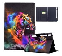 LSPCASA Funda para Samsung Galaxy Tab S11 2025 de 11 pulgadas SM-X730 SM-X736 SM-X736B Funda de piel sintética Folio Flip para Samsung Galaxy Tab S11 con soporte y ranuras para tarjetas Wallet Tablet