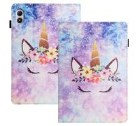 LSPCASA Funda para Xiaomi Redmi Pad 2 Pro 2025 12.1 pulgadas Funda Xiaomi Redmi Pad 2 Pro 12.1" PU Cuero Folio Flip Case con soporte Ranuras para tarjetas Billetera Funda para Tablet Unicornio