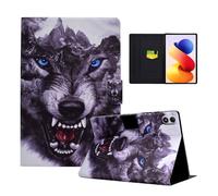 LSPCASA Funda para Xiaomi Redmi Pad 2 Pro 2025 12.1 pulgadas Funda Xiaomi Redmi Pad 2 Pro 12.1 pulgadas PU Cuero Folio Flip Case para con Soporte Tarjetero Billetera Tablet Cover Wolfhound
