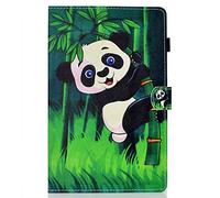 Lspcase - Funda para Samsung Galaxy Tab A 10,5 Pulgadas SM-T590 T595 Panda (Piel sintética y Poliuretano termoplástico)