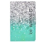 Lspcase Funda para Samsung Galaxy Tab E 9.6 Pulgada SM-T560 / SM-T561 Piel PU Flip Plegado Case Cover Carcasa con Ranuras y Función Auto-Despertar/Dormir - Be Happy