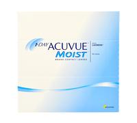 Lentilles de contact journalieres 1 Day Acuvue Moist Johnson and Johnson Dioptrie -0.50 Courbure 9.00 Diametre 14.20 (90 lentilles)