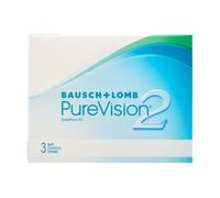 PureVision 2 BAUSCH + LOMB lentillas mensuales esféricas, 3 unidades / 8.6 BC / 14.00 DIA / +00,25