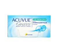 Graduación : -0.25, Radio: 8.40, Diámetro: 14.30, Adición: Low (+0.75D - +1.25D) Acuvue Oasys for Presbyopia