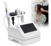 LSRFXF Máquina De Análisis Detector De Folículos Pilosos 5 en 1, Aparato Portátil de Análisis del Cuero Cabelludo y Detector de Folículos Capilares, Peine de Electroterapia, Nebulización y Masaje