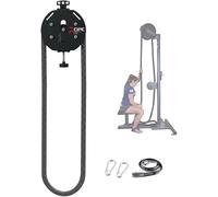 LSRFXF Máquina de Entrenamiento de Cuerda Sin Fin con Resistencia Ajustable, Máquina de Cuerda Sin Fin, Entrenador de Cuerda Infinita para Gimnasio en Casa y Entrenamiento Físico Integral
