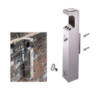 LSRFXF Papelera de Pared para Cigarrillos de Acero Inoxidable, Cenicero Exterior Montado en la Pared, Cenicero Colgante para Zona Pública de Fumadores Bares Clubes Oficina