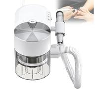 LSRFXF Taladro Eléctrico para Uñas con Aspirador, Lijadora Pulidora Aspiradora, 30000 RPM Motor Sin Escobillas, Succión Ajustable con Pulido Sin Polvo, ≤68db