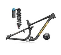 LSRRYD 15.7/16.5/17.3" Cuadro MTB suspensión Total Enduro Am Boost 27.5/29er Eje pasante 148mm con Amortiguador de Muelle Trunnion 450lbs Recorrido 165mm 4 Brazos softail