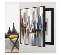 LSSHQ Cuadro Decorativo para Caja Medidores Cuadro para Tapar Cuadro Electrico Cuadro Decorativo para Caja Medidores Pintura Caja Contador Cubrecontador(B,40 x 50 cm/15.7inx19.6in)