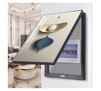 LSSHQ Cuadro para Tapar Cuadro Electrico Cuadros para Tapar El Cuadro La Luz Ocultar Contador Tapa Decorativa Cubre Cuadro Electrico Cubrecontador(C,50 x 70 cm/19.6inx27.5in)