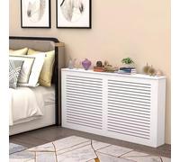 LSSHQ Cubreradiadores Modernos, Estante para Radiador Vertical para Sala de Estar Dormitorio Cubreradiador MDF Cubierta Blanco(27.5x27.5x7.8in/70x70x20cm)