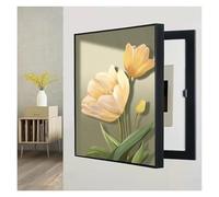 LSSHQ Pintura Decorativa Caja Medidor Creativa Cubierta Simple Ocultación de Medidor Decorativa Contador Luz Cubre Cuadros Decorativos Desmontable(F,45x55cm)