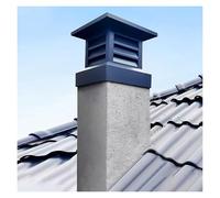 LSSHQ Tapas de Chimenea Aleación Aluminio, para Chimeneas a Prueba, Cubierta para Estufa Tapa a Lluvia(65x65cm/25.5x25.5in)