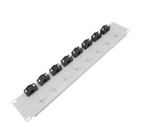 LSSSWM Marco Fijo de Fibra óptica de 8 bits, 2 uds., 2U, for gabinete estándar de 19 Pulgadas, ODF, Placa de Plomo 8(White)