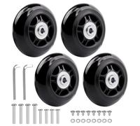 LSTOPGO Ruedas de repuesto para maleta de equipaje, 70 mm x 24 mm, 4 unidades