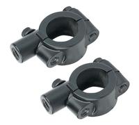 LSTTBO 2 soportes de espejo para manillar de bicicleta, aleación de aluminio, soporte de espejo regulable, para bicicletas y motocicletas, soporte de durabilidad