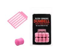 LSTTBO Cebos de goma duraderos para carpas, señuelos de pesca flotantes, forma de mancuernas para un uso prolongado en lagos y ríos para ríos de lago