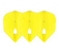 LSTYLE Dart Flights - L3 PRO KAMI Shape - Amarillo | Juego de 3 | para dardos blandos y de punta de acero