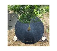 LSUAOSSUE Protector de Plantas para Cubrir Plantas, Anillos de árbol de Tela no Tejida, Barrera contra Malas Hierbas, Estera Negra, Varios tamaños, 8-10 Piezas(62cm 8pcs)