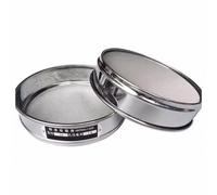 LSUAOSSUE tamices de Acero Inoxidable, Tamiz de Prueba de Acero Inoxidable de 2 Piezas, Malla 325-2400, 20 cm de diámetro, con Marco de perforación de Doble Capa.(400 Mesh(0.0385mm))