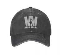 LSWFMACL Alan Wake 2 Gorra Unisex de béisbol de Videojuegos Sombrero Vintage para Exteriores Todo Tipo Viaje y Ajustable Gorra Snapback de algodón, para Todas Las Estaciones