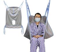 LSWKG Arnés Elevación Paciente Cuerpo Completo, Grúa de Paciente, Eslinga De Elevación,para Posicionamiento Y Elevación De La Cama,Enfermería, Fácil de Usar Large