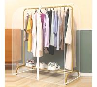 LSWKG Funda Protectora para Ropa, PEVA más Gruesa, a Prueba de Polvo, protección contra la Humedad para Perchero,Protector de Ropa Colgante,Bolsa Colgante Transparent,90cm