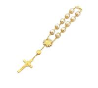 LSxAB Rosario de regalo religioso negro, regalo católico para mamá, esposa, abuela, mujeres y hombres, One Size, Cobre, Sin piedra preciosa