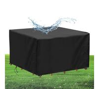 LSYALUCK Funda Mesa Exterior Impermeable, 50x50x55cm/LxWxH 420D Oxford Funda Mesa Jardin Impermeable, Funda Conjunto Jardin Anti Viento, Anti UV