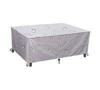 LSYALUCK Funda Mesa Jardin Impermeable Varios tamaños 600D Oxford Rectangular Cubre Mueble Jardin Funda Impermeable Anti-UV Resitente Cubre Muebles Exterior, Funda para Muebles de Jardín 130x80x80cm