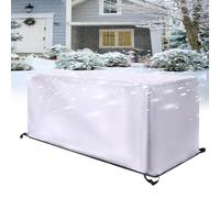 LSYALUCK Funda para Muebles de Jardín, 210x210x90cm Funda Tablero Mesa Exterior Impermeable Funda para Mesa de Jardin, Anti-UV Resitente al Polvo para Muebles de Exterior sillas mesas-Varios tamaños
