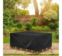 LSYALUCK Funda para Muebles de Jardín Impermeable, 140x85x40cm/LxWxH Funda para Muebles de Jardín Exterior, 600D Tela Oxford Funda Protectora Muebles Jardin, Anti-UV Cubierta de Muebles