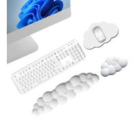 Lsydgn 3 piezas Reposamuñecas teclado Almohadilla raton reposamuñecas Alfombrilla raton reposamuñecas Reposamuñecas raton Alfombrilla ratón Alfombrilla raton Alfombrilla gaming Wrist rest Mouse pad