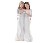 Lsydgn Estatuas De Hermanas,Figura De Ángel De La Guarda Decorativa,Cumpleaños De Amistad para Mejores Amigas,Regalo para Hermanas,Ideal para Dormitorio,Sala De Estar,Estantería,Mesa,Mesita De Noche